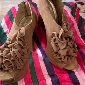 Charlotte Russe suede heel